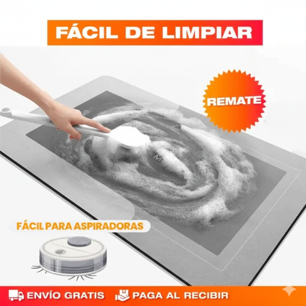 COMBO DE 2 ALFOMBRAS ANTIDESLIZANTES, SUPER ABSORBENTES PARA COCINA ✅