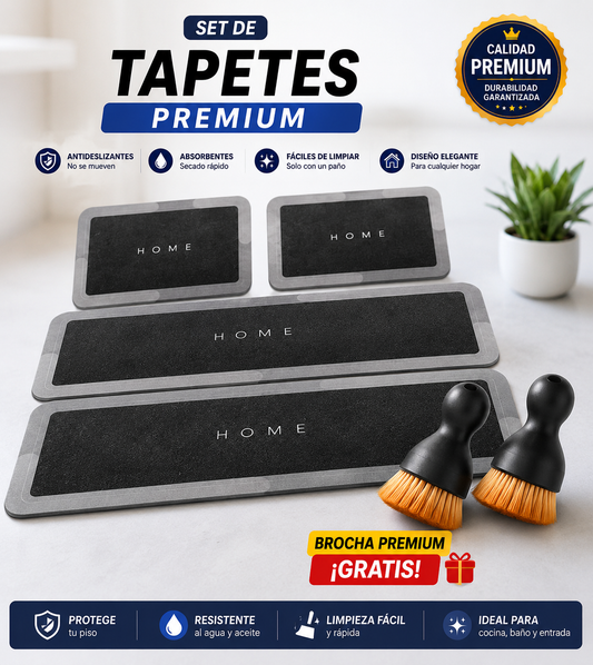 Set De Tapetes Hogar Oficina