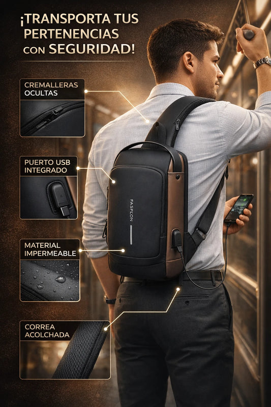 Bolso Antirrobo Con Candado