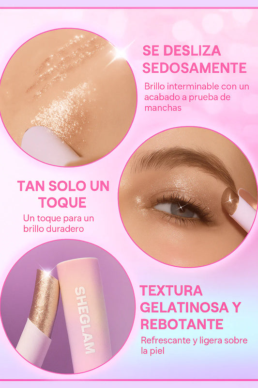 BRILLOS DE BARRA CRISTAL JELLY PACK DE 6