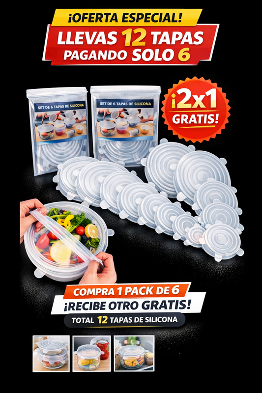 TAPAS DE SILICONA REDONDAS