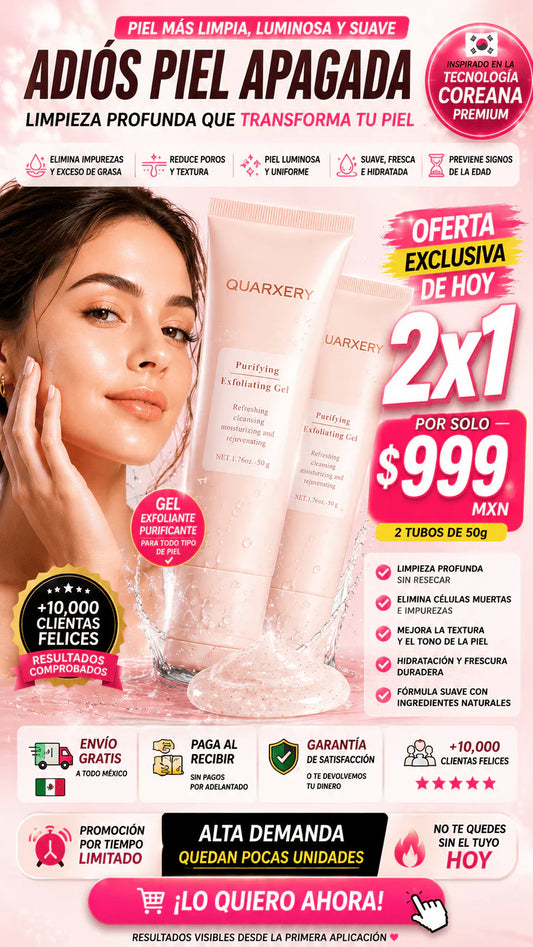 Gel Exfoliante QUARXERY Purificante 50gr