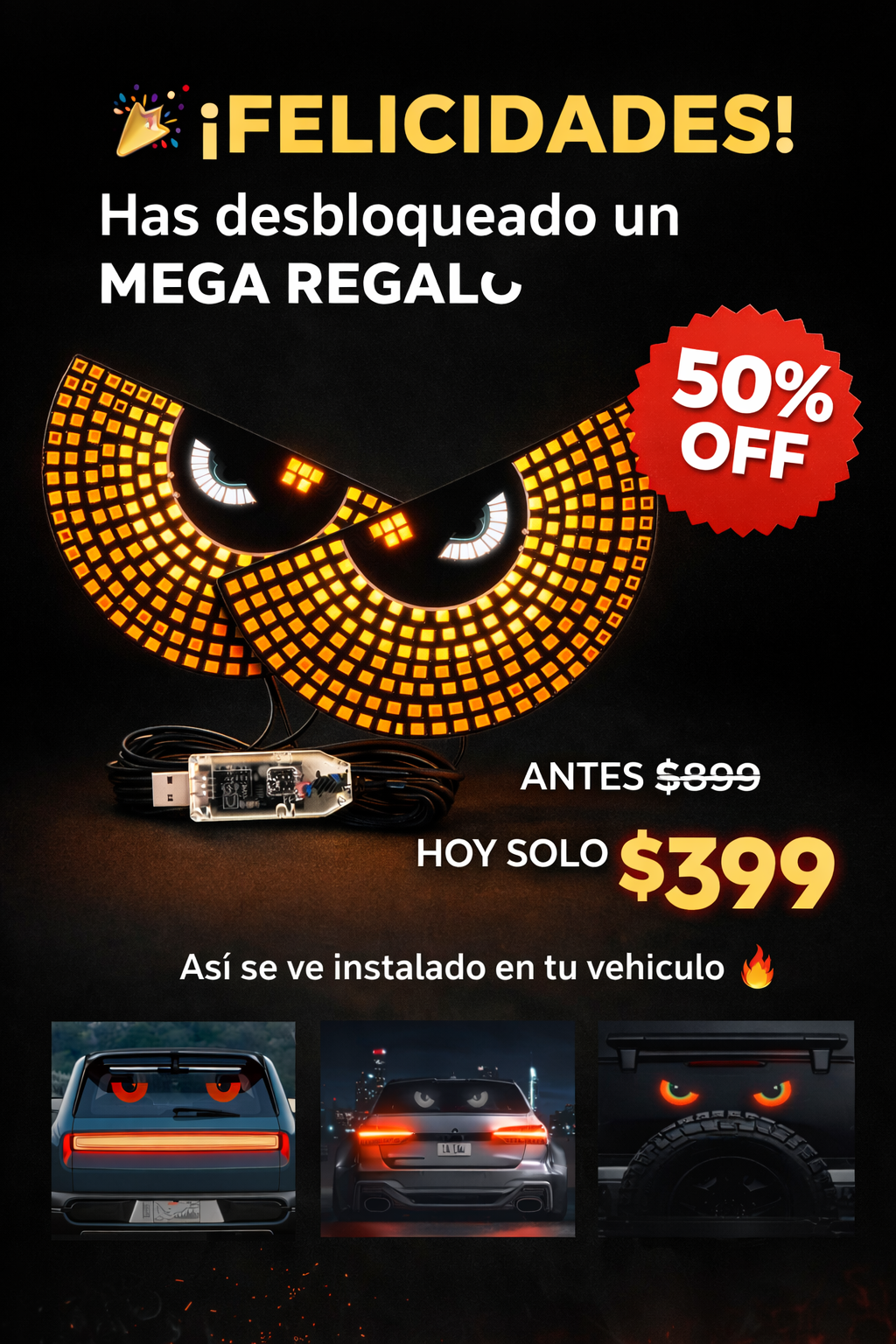 Ojos Led Usb A.P