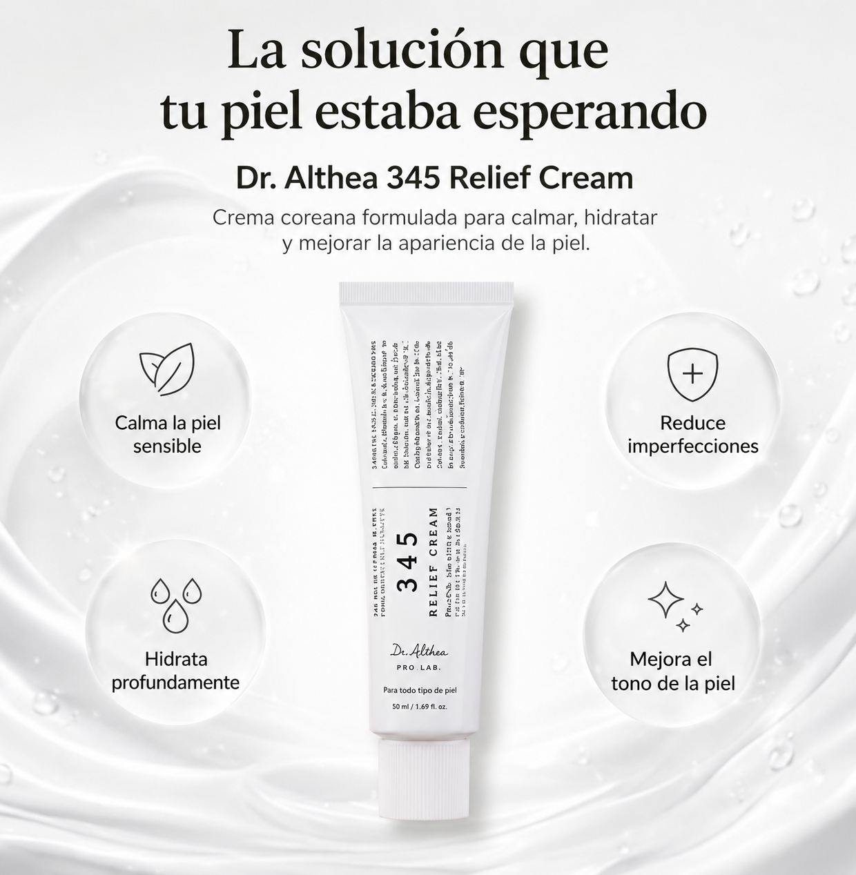 DR. ALTHEA 345 Crema Reparadora de acne  🚫 Sin ácidos agresivos ⏱️ Resultados visibles de 1- 3 meses 🧬 Formulado para piel rica en melanina