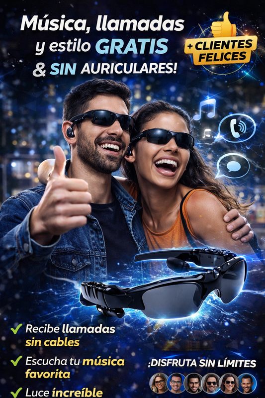 Gafas De Sol Con Auriculares Bluetooth