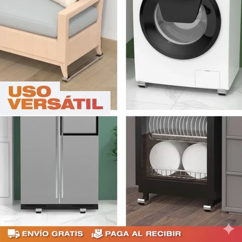 COMBO DE SOPORTES LINEALES PARA ELECTRODOMÉSTICOS + ENVÍO GRATIS ✅